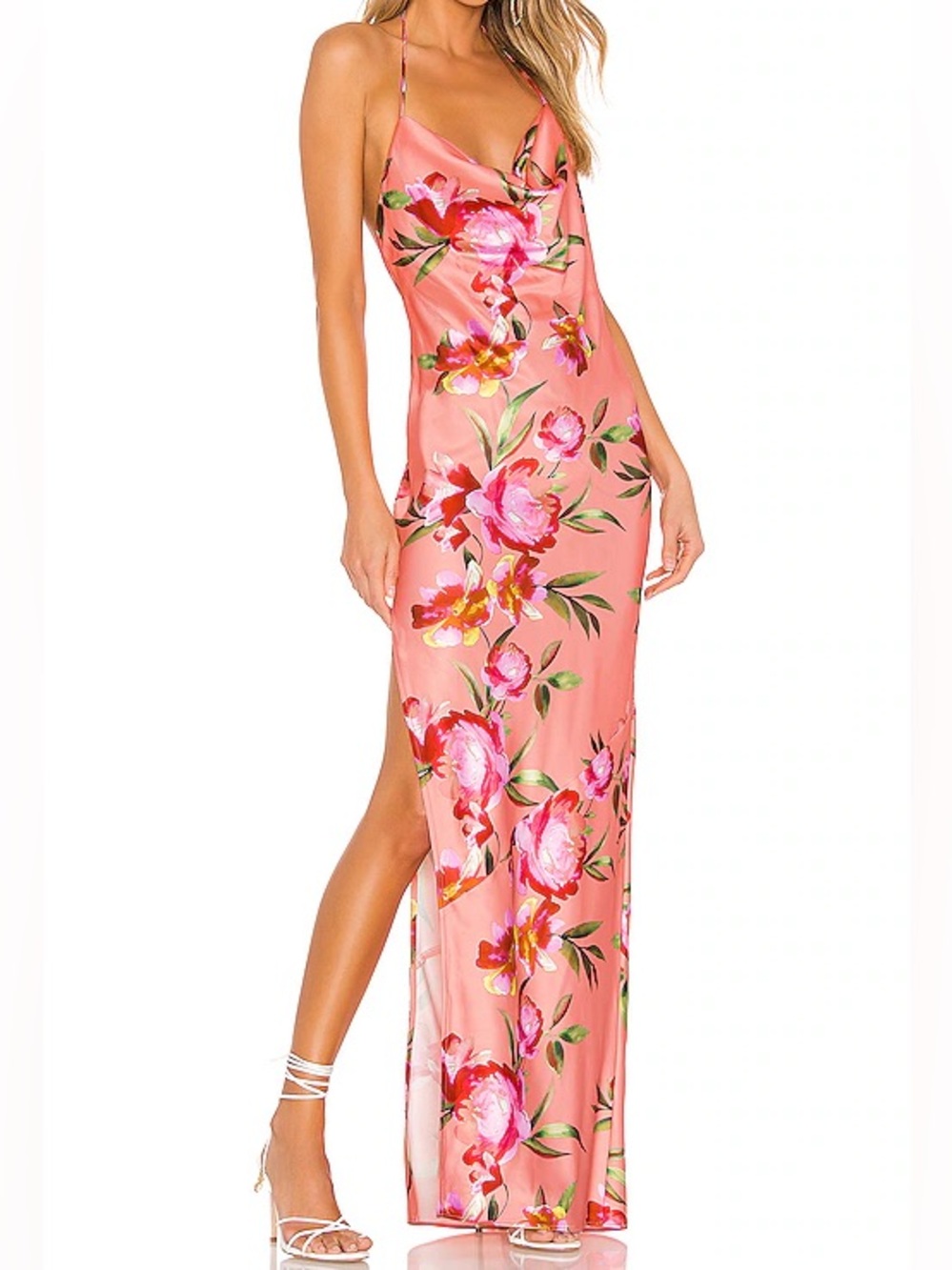 NBD Nicolette Gown Watercolor Rose Medium